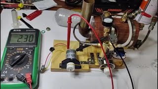 Mini Vertical SingleCylinder Steam Engine with Reversing Mechanism  EngineDIY [upl. by Emilie]