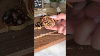 5 INGREDIENT Sticky Tortilla Cinnamon Roll Pinwheels  Recipe details in description [upl. by Auburta]