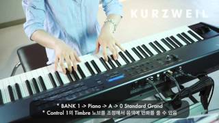 Kurzweil SP48악기추천Piano음색 사랑하기 때문에 by최유정 [upl. by Rego]