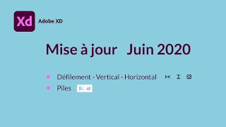 Mise à jour Juin 2020 Adobe XD [upl. by Ettezel]