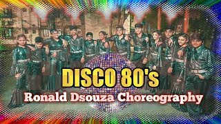 Disco 80sBollywood Dance 80sDance CoverMumbai Dazzlers JrRonald Dsouza [upl. by Uolyram]