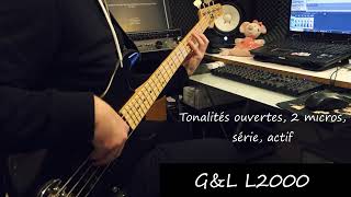 Test GampL L2000 USA  Partie 2  cordes roundwound [upl. by Anaud]