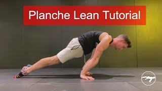 How To Planche Lean  Planche Progression Tutorial [upl. by Tilly354]