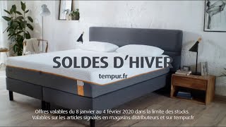 Tempur soldes hiver 2020 quotun matelas incomparablequot  Publicité 020 [upl. by Adnolaj]