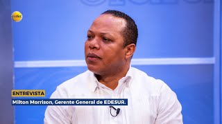 Milton Morrison Gerente General de EDESUR ElDiaRD [upl. by Linehan]