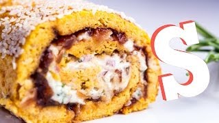 Savoury Swiss Roll Recipe [upl. by Essila]