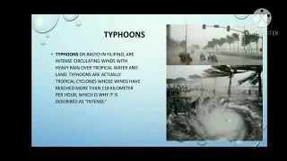 Module 7 Hydrometeorological Hazards Typhoons Storm Surge Flash floods Thunderstorms [upl. by Osnofla]