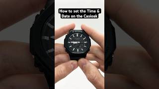 How to set the Time and Date on the Casioak casioak gshock casio casiogshock howto [upl. by Konstance597]