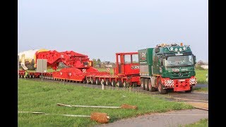 800 Tonnen XXL Trafo Schwertransport durch Pulheim bei Köln [upl. by Yblocaj]