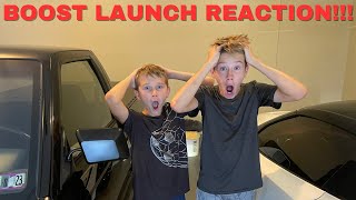 My nephews reaction to a boost launch in my GMC Syclone [upl. by Giorgi]