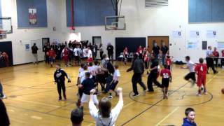 CLBL 6th Grade Championship game halfcourt buzzer beater [upl. by Nnad409]