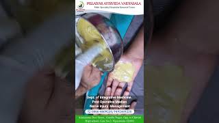 Dept Of integrative medicine Post operative median nerve injury management ayurvedacure [upl. by Ecirtnahs980]