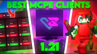 TOP 3 Best Minecraft Bedrock Clients 121 Keystrokes FPS BOOST [upl. by Eittel]