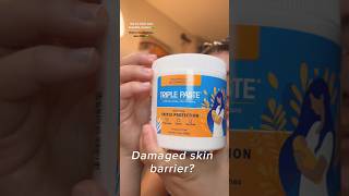 Best treatment for damaged skin barrier Triple Paste skincare tretinoin acneproneskin capcut [upl. by Aillij]