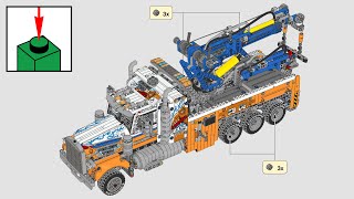 LEGO Technic 42128 Heavyduty Tow Truck  building instructions [upl. by Sheela]