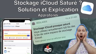 Stockage iCloud Saturé  2020 Solution et Explication Approfondi [upl. by Llerrut]