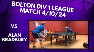 Neil Myatt vs Alan Bradbury  Bolton Div 1 League Match  41024 [upl. by Clementius]