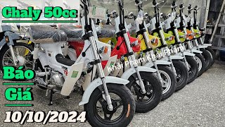 Báo giá xe số 50 CHALY VIETTHAI ngày 101024 tại CH Mai Duyên Khải Phạm xe50cc chaly hocsinh [upl. by Innattirb]