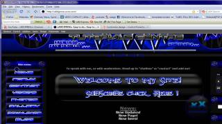 Website Tutorial How to add your own style sheet on your ucoz site [upl. by Amilah]