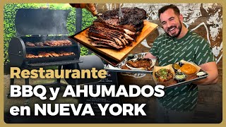 Probando la AUTÉNTICA BARBACOA AMERICANA en NUEVA YORK [upl. by Romilda]