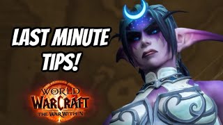 7 LAST MINUTE THINGS YOU SHOULD DO TO PREPARE FOR THE WAR WITHIN WORLD OF WARCRAFT [upl. by Gomez]