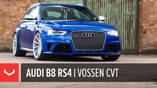 Audi B8 RS4 Avant  Vossen CVT [upl. by Haropizt]