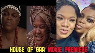 HOUSE OF GAA MOVIE PREMIERE FUNKE AKINDELE TOYIN ABRAHAM SET TO FEATURE TOGETHER SAYS COLLEAGUE [upl. by Yleen368]