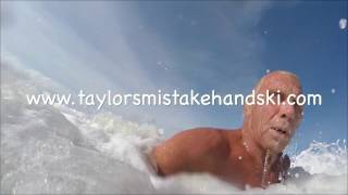 Catching a barrel Hans Sluiman bodysurfing with Taylors Mistake Handski [upl. by Nibur]