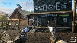 Red Dead Redemption 2 Free Roam Gameplay LIVE Robbing Stores Bounties Hunting Fishing [upl. by Anerehs195]