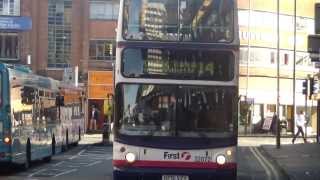 Buses in Leicester 30th October 2013  Part 1 [upl. by Emmer]