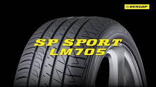 NEW Dunlop Tire SP SPORT LM705 – Comfort while driving – Long version [upl. by Leuneb]