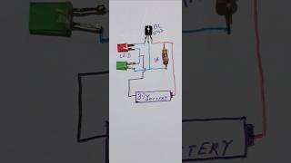 Blinking LEDWith BC 547Transistor electronic youtubeshorts [upl. by Jenness84]