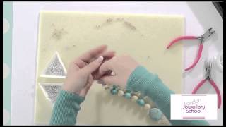 How to Make Jewelry Necklace Making Part 4 of 4 Beginners Tutorial [upl. by Terrye]