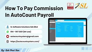 中文 How To Pay Commission in AutoCount Payroll  StepbyStep Guide [upl. by Rici70]