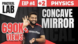 Plus Two  Physics  Practicals  Concave Mirror  Graphs  Very Important  Malayalam [upl. by Mcgray]