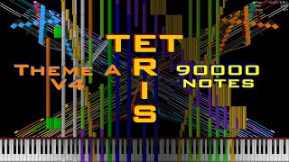 Black MIDI Tetris Theme A  Kanade Tachibana [upl. by Sandeep137]