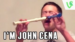 Im John Cena Nose Flute Vine [upl. by Ahl]