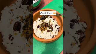 How to make curd rice in 1 min 😍👌🔥 food9 food curdrice recipe [upl. by Bathulda]