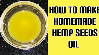 Hemp Seed Oil For Super Amazing Hair Growth Healthy Life amp Skin Care  Benefits of hemp seeds oil [upl. by Messere]