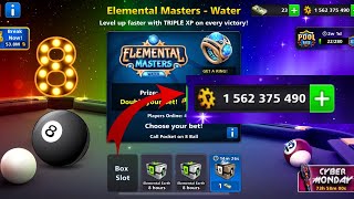 Elemental master  water  😍  8ball pool live  back to back playing matches in new events 😱 [upl. by Ettennor]