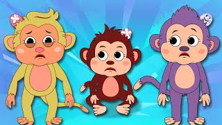 Five Little Monkeys  Popular Nursery Rhymes Collection for Kids  KidsCamp on HooplaKidz [upl. by Chader]