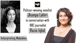 Interpreting Maladies by Jhumpa Lahiri  In conversation with BBC Journalist Razia Iqbal  LLF2021 [upl. by Clements]