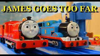 Tomy Trackmaster James Goes Too Far [upl. by Kaliski]