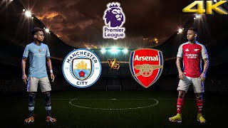 Manchester City vs Arsenal Ft Savio Calafiori  Premier League 2425 Full Match  4K [upl. by Alletsyrc]