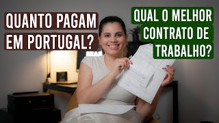 CONTRATO de TRABALHO em PORTUGAL 🇵🇹 [upl. by Tallou]