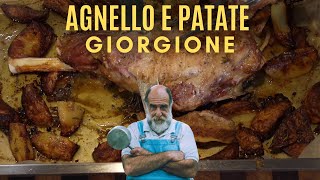 COSCIO DAGNELLO AL FORNO CON PATATE ARROSTO Le ricette di Giorgione [upl. by Ainola]