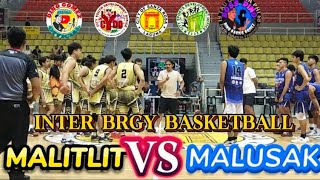 MALUSAK VS MALITLIT 25UNDER  25UNDER  INTER BRGY BASKETBALL VOLLEYBALL LEAGUE [upl. by Laise]