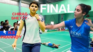 FINAL  ALL INDIA SENIOR RANKING BADMINTON TOURNAMENT HYDERABAD UNNATI HOODA VS ADITI BHATT [upl. by Dnomad475]