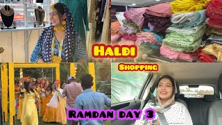 റമദാൻ day 3💕 haldi💛sangeeth shoppin🛍️🛒  alfala vinoj khan  ramdan day [upl. by Eirffej]