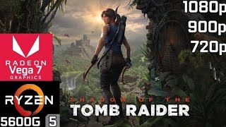 Shadow of the tomb rider  Ryzen 5 5600g  16 RAM  FPS Test  Benchmark [upl. by Acinehs490]